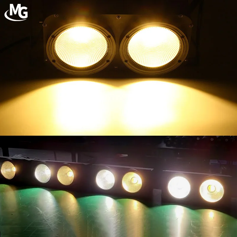 Заводская цена 100 Вт 2 глаза 2*100 DMX 512 созрительный свет