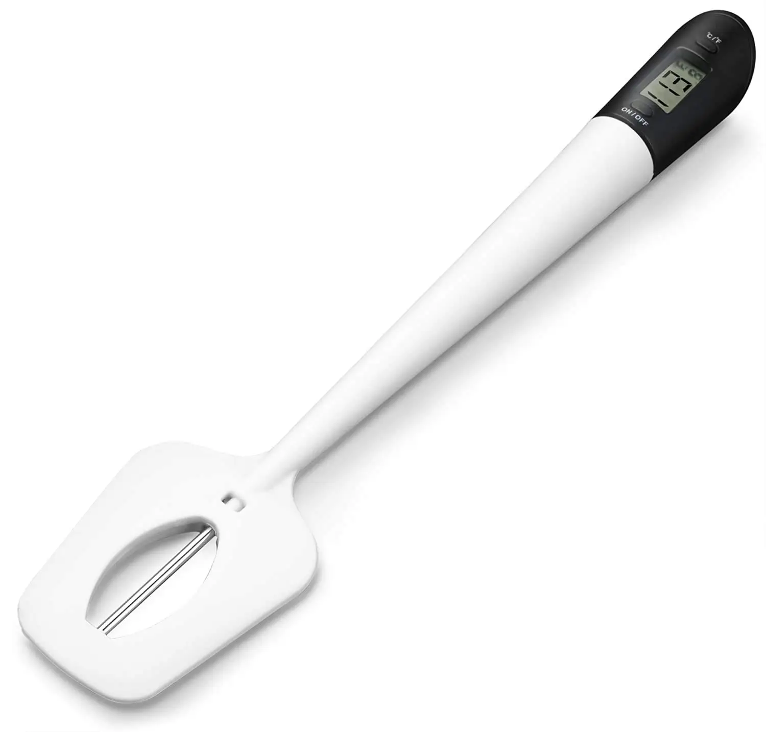 Digital Candy Thermometer, Instant Read Kitchen Cooking & Spatula Thermometer Temperature Reader & Stirrer in One BPA Free Food