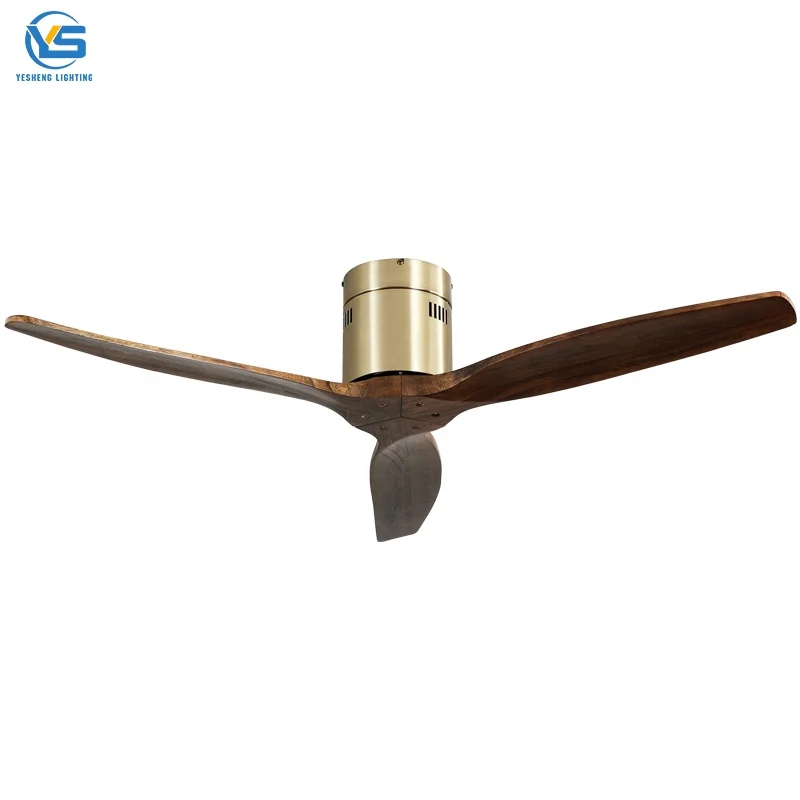 Потолочный вентилятор C033 D e techo, светодиодный светильник с дистанционным управлением, 52 дюйма, для спальни, гостиной