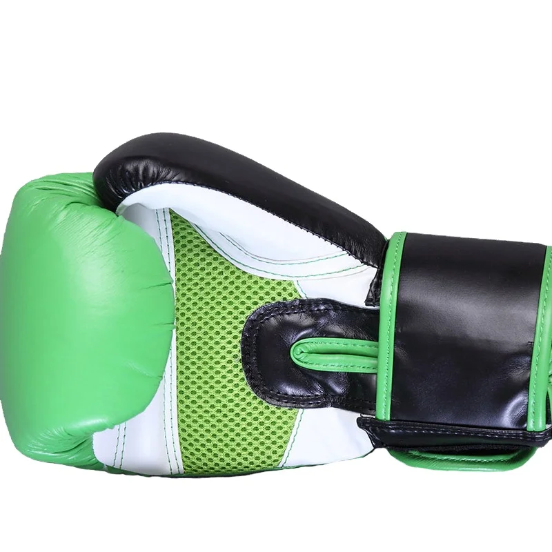 MDBuddy OEM ODM Custom Leather Boxing Gloves 8OZ 10OZ 12OZ 14OZ 16OZ Punching Heavy Bag Workout Kickboxing Gloves