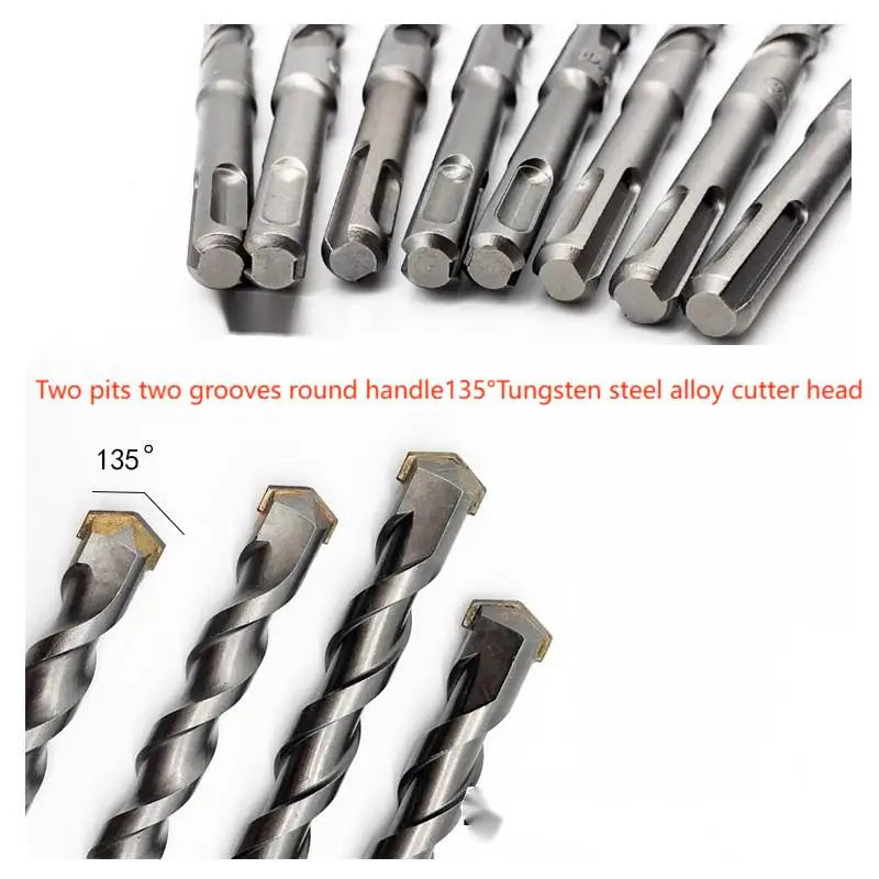 BOMI BMBB-31 milling tools  hss drill manufacturers Carbide Single Tip S4 Flute SDS Plus Hammer Drill Bit set