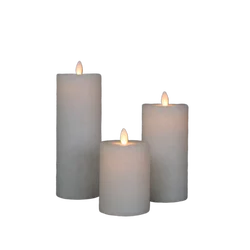 New products 2019 innovative product dancing flame pillar led tea light candle dancing moving flame led candles