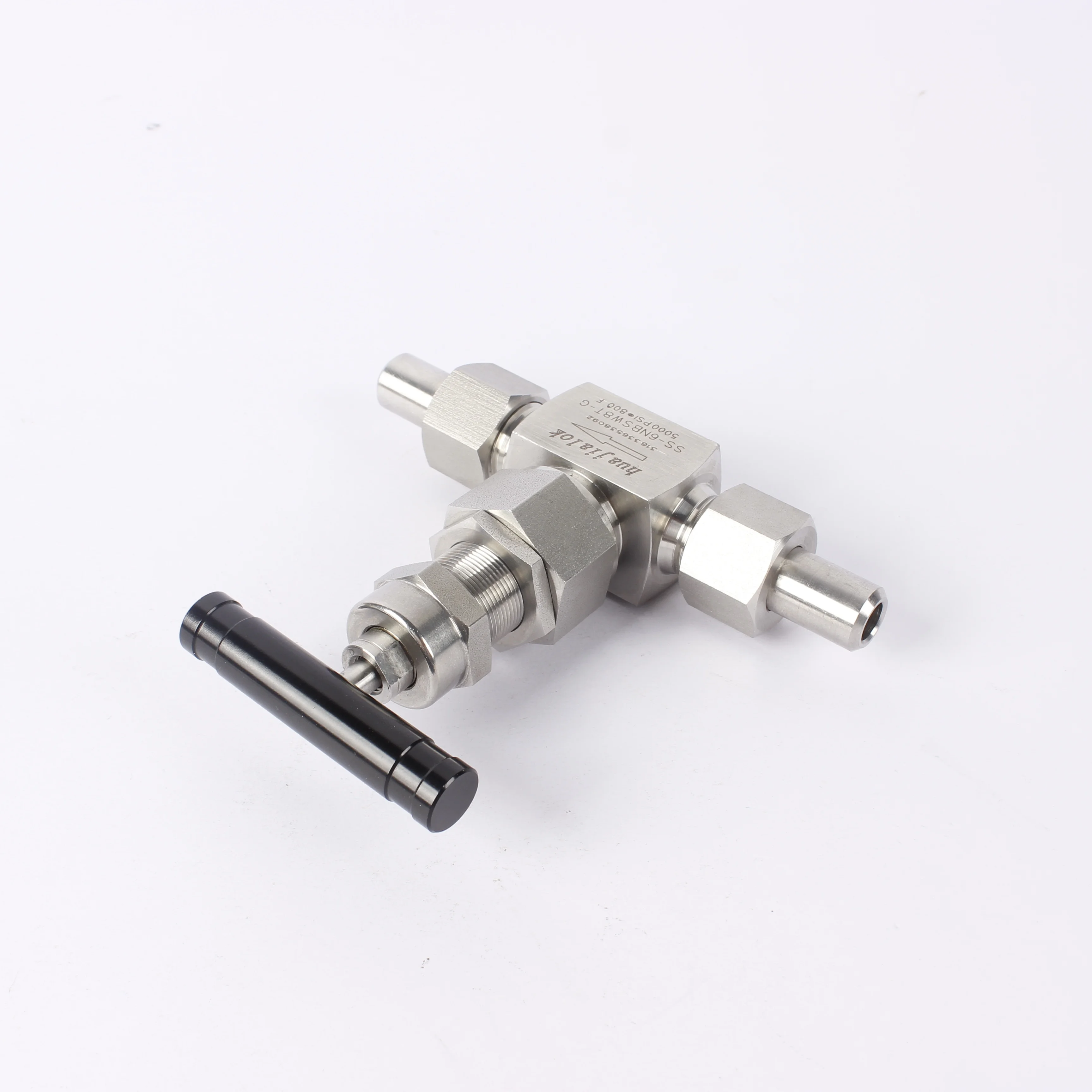 Straight Through Welded Needle Valve Welded Instrumentation Needle Valve Butt Welding Instrumentation Valve Fittings