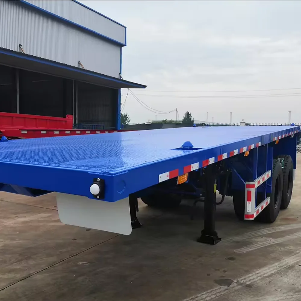 Высокое качество 3-осевые коммерческие Грузовые прицепы OYJD бортовой полуприцеп полузадний высококачественный грузовой задний прицеп