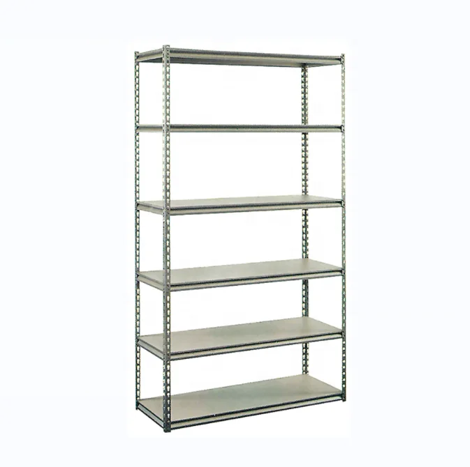 Modern design 6 layers metal storage rack steel metal shelf library book shelves