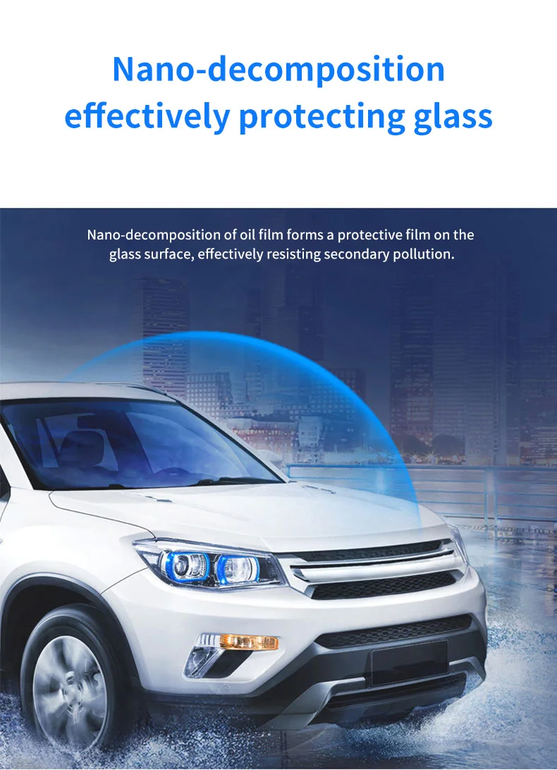 Glass Car Window Glasses Helmet Navigation Screens Cleaner Deep Cleaning Mirror Car Windshield Detergent Cleaning Liquid Spray