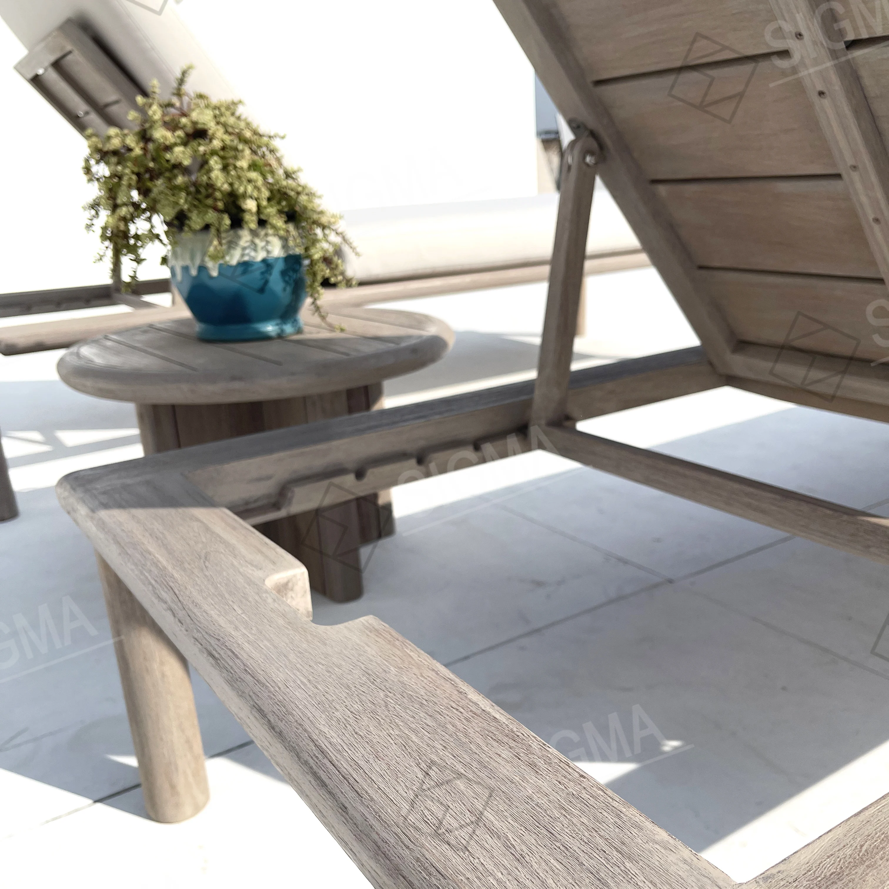 Wholesale Garden Furniture Beach Sun Bed Garden Furniture Outdoor Modern Luxury Pool Chair Sun Loungers