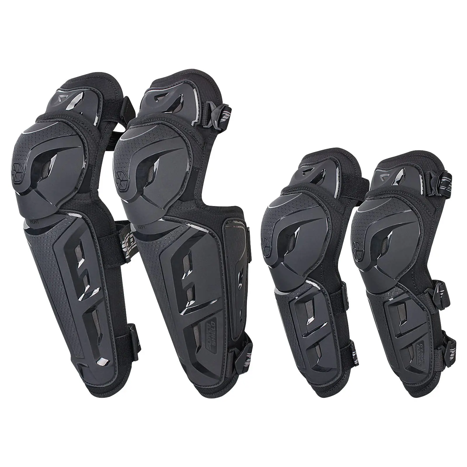 Motorcycle Knee Guards Carbon Fiber Motocross Racing Protective Gears Moto Protector Motorbike Elbow Knee Pads