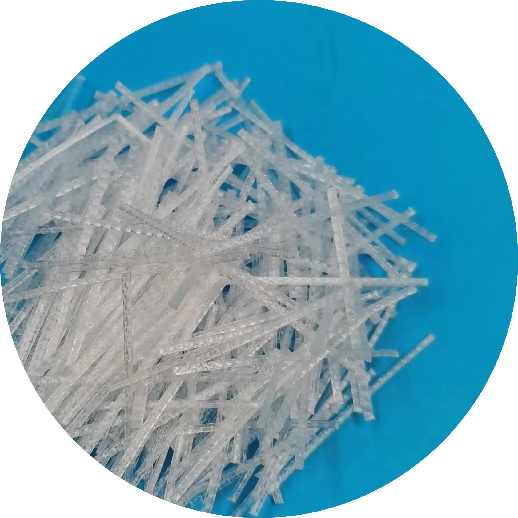 Steel-Like Macro PP Staple Fiber Short Cut for Concrete