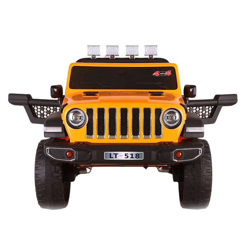 Полицейский ретро детский автомобиль с дистанционным управлением Электрический мотор для езды на автомобильных шинах 2 сиденья gle coupe 12 В для 1 года