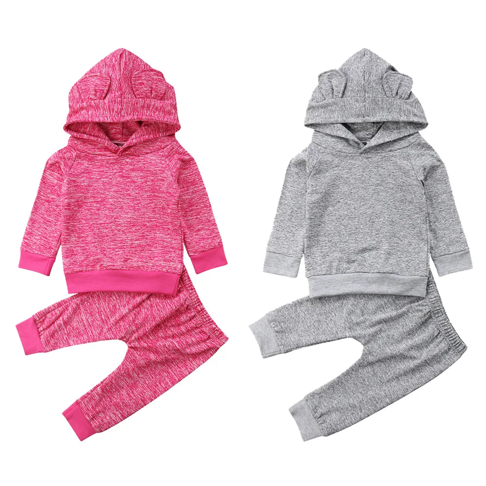 
Whole Baby CDlothing Sets Baby Boys Girls Hoodies Outfits Boutique Clothing Baby 2 Piece Set 