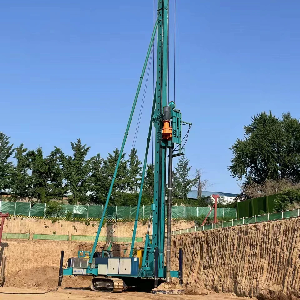 Building materials machinery ground screw small hydraulic static pile driver price