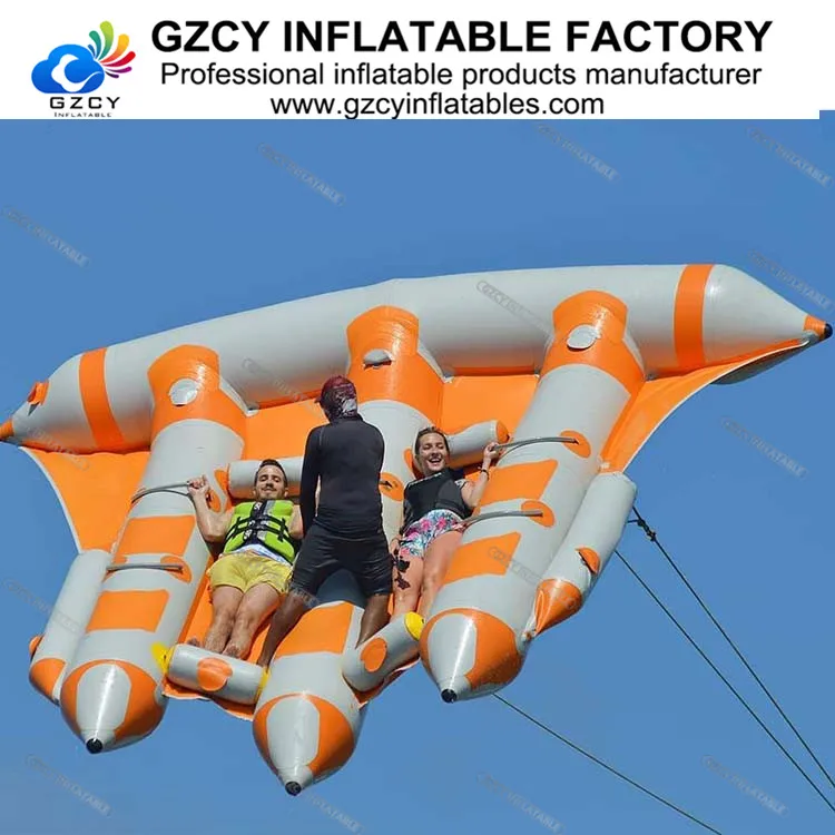 Fly fish at factory price Banana boat tube flying inflatable tube