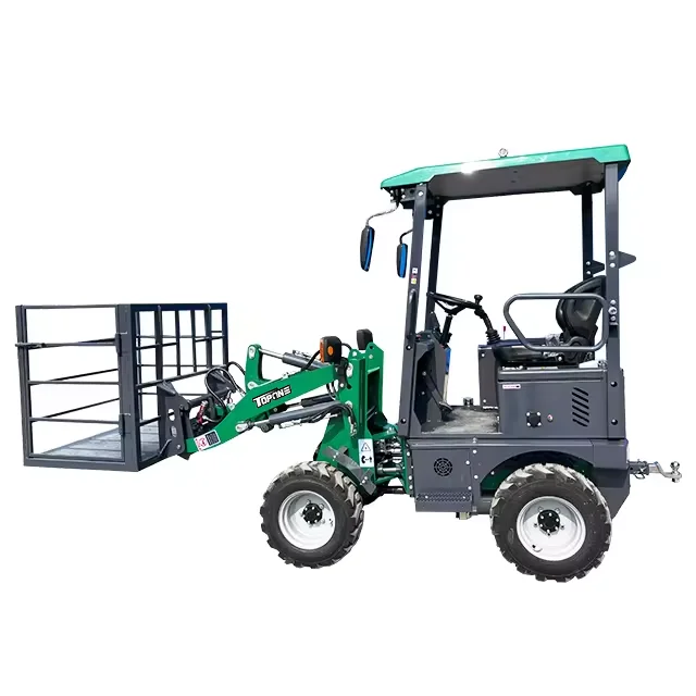 Электрический фронтальный мини-погрузчик