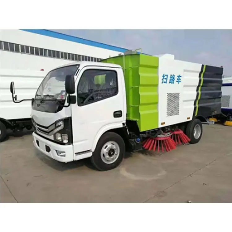 High efficiency smart vacuum electric street cleaning truck road sweeper
