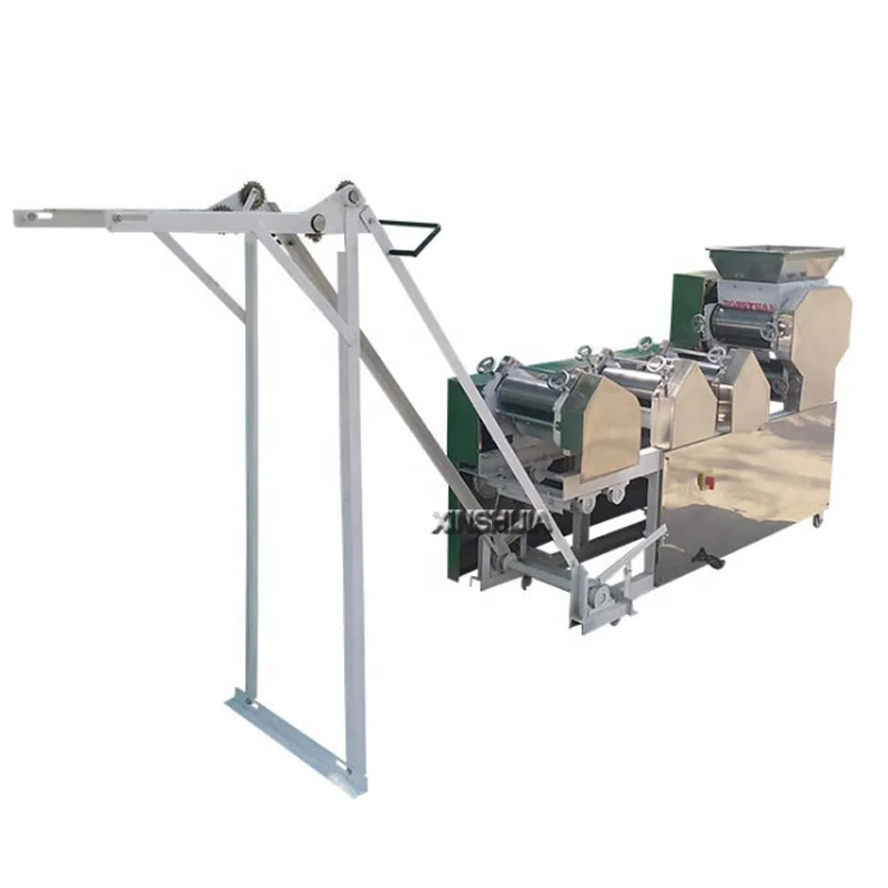 Industrial electric full automatic fresh and dry eggs ramen noodle maker