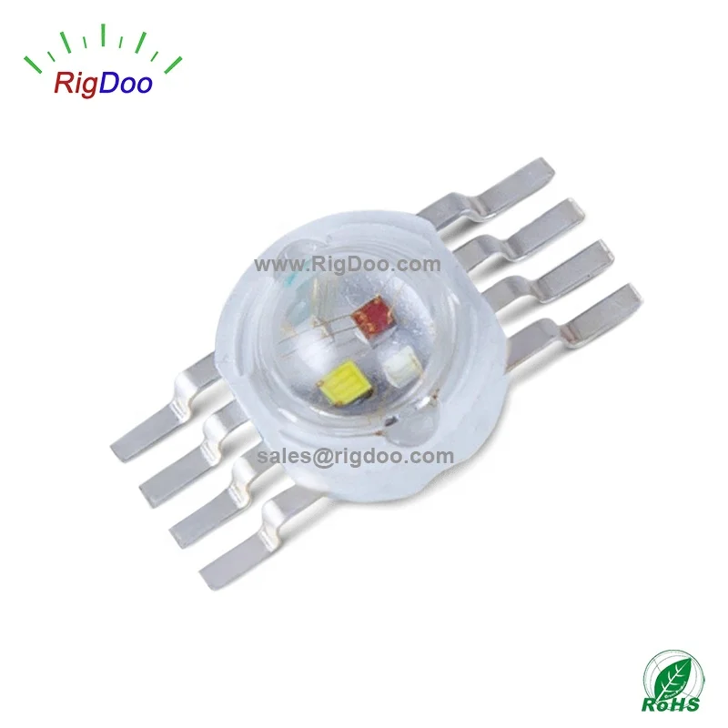 
8 Pin SMD LED 4W RGBW LED Diode Chip 1W each Color HIgh Power Red Green Blue White 4 in 1 Light Emitting Diode 