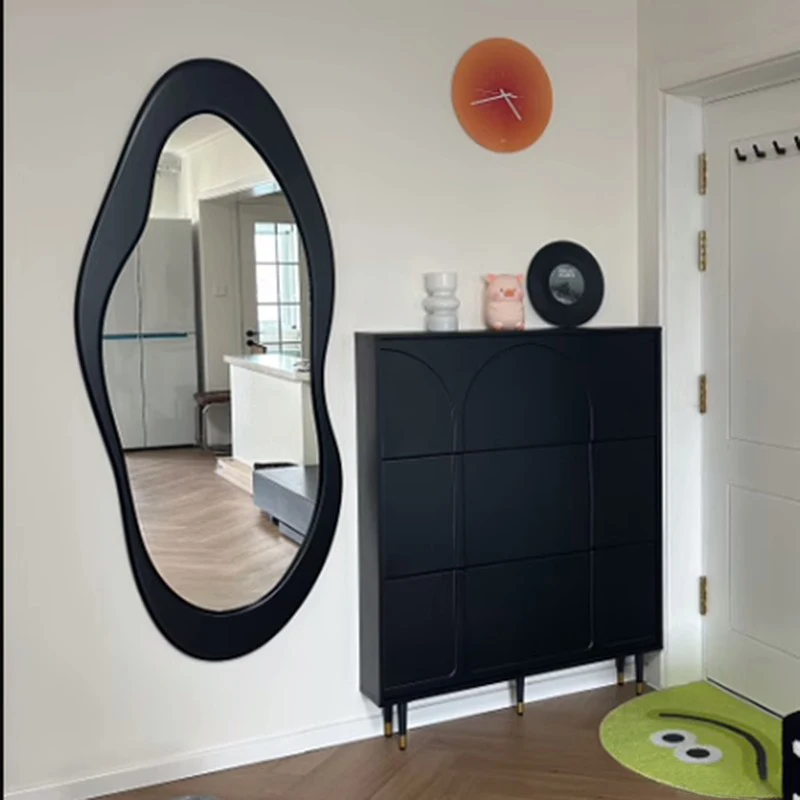 Best Selling Irregular Shaped Full-body Dressing Makeup Floor Mirror for Home Hotel Clothing Store Decoration