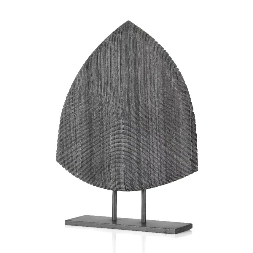 black marble sculpture Natural stone custom statue abstract Art white marble statue sculpture for sale