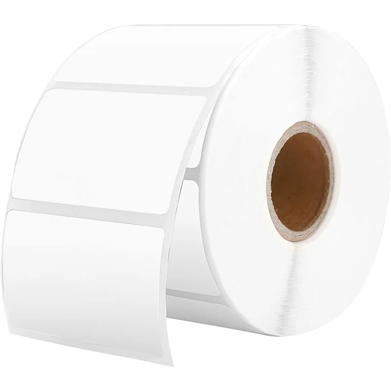 Custom Self-Adhesive Address Shipping Thermal Label Stickers White Thermal Printer Labels for Barcode