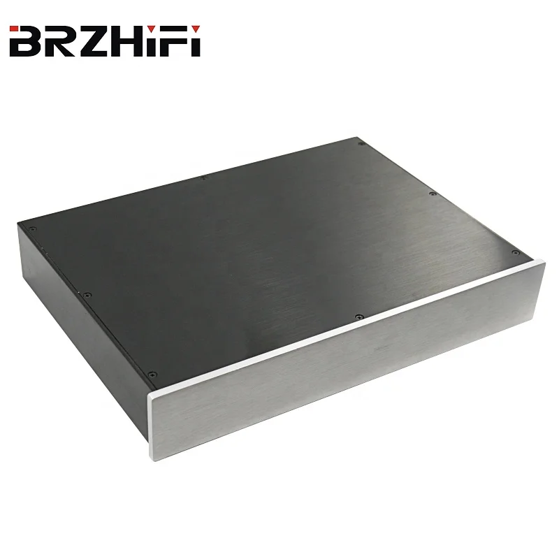 BRZHIFI Factory Price Hot Selling Wholesale BZ4307 Amplifier Chassis All Aluminum Alloy Case Customized logo hole Equipment