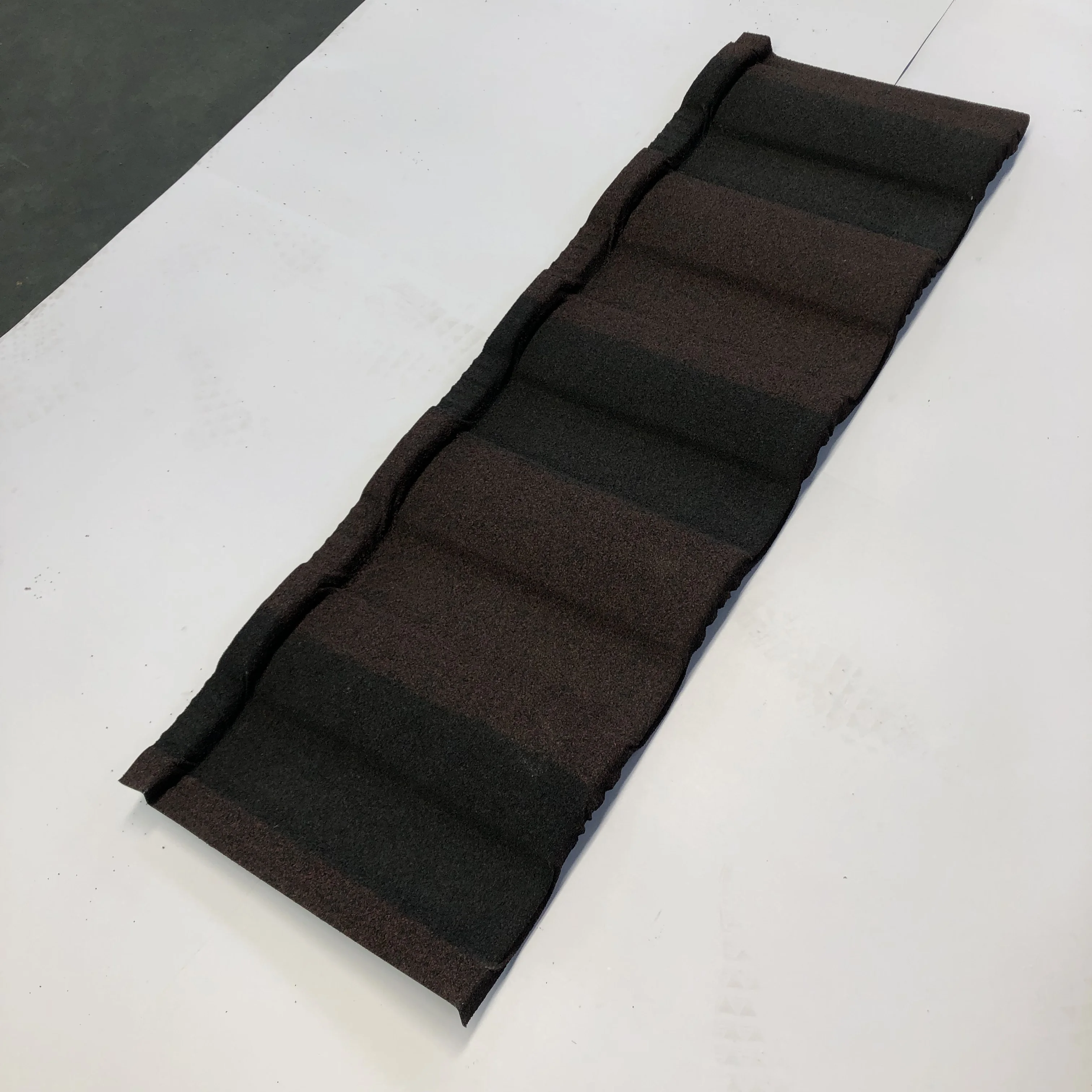 0.45mm thick metal roof tile Outdoor Exterior Building Porch Wood Plastic Solid WPC Composite Roof Tiles Sheet Panel Board