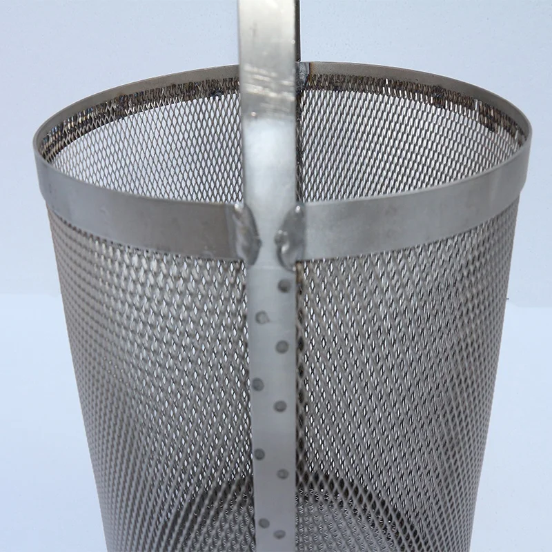 High quality round and square shape titanium anodizing rack titanium electrolyzer basket