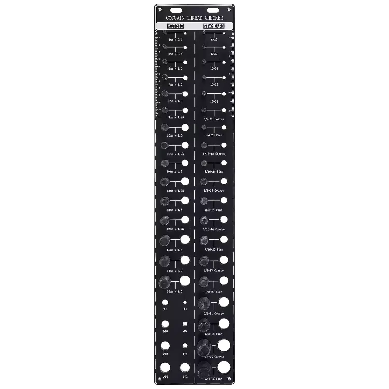 High Quality 28 Bolt and Nut Identifier Gauge Nut and Bolt Thread Checker
