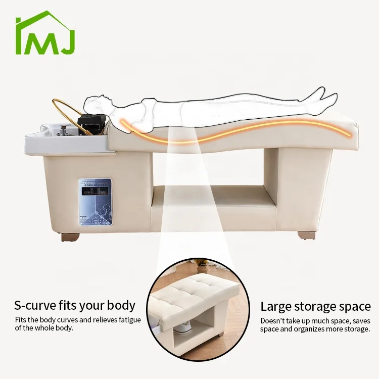 Beauty Salon multifunction Thai massage head spa hair wash bed nursing shampoo bed