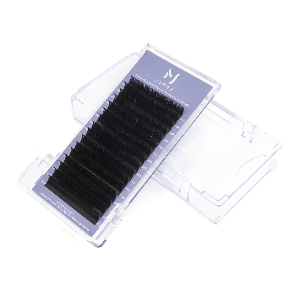 JoMay Wholesale Private Label Lash Beauty Camellia Blooming Eyelash Mixed Length Lash Extension Trays