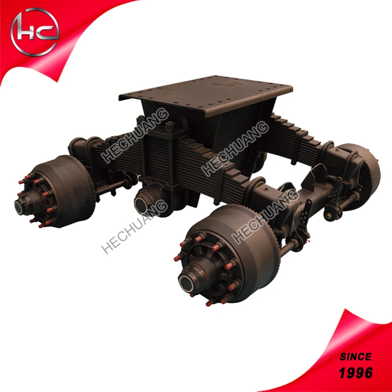 Semi Trailer 24T  Axle Trailer Bogie Suspension