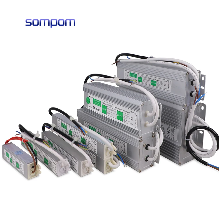 Поставщик из Китая, водонепроницаемая светодиодная лента с постоянным напряжением IP67, уличный светодиодный драйвер 12 в 100 Вт