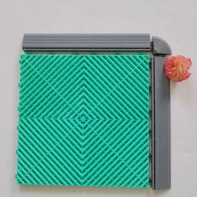 Best quality Garage Floor Tiles Plastic Rubber Vinyl Interlocking Garage Floor Garage Floor Tiles
