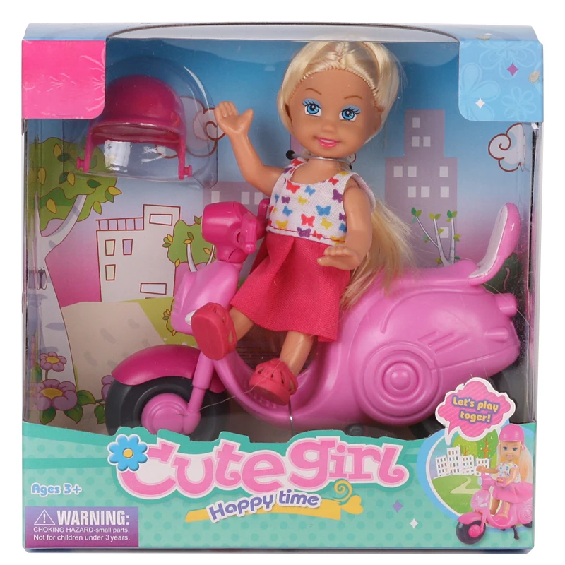 Vinyl lifelike soft baby dolls reborn girl doll wholesale custom plastic cheap small mini doll with bike