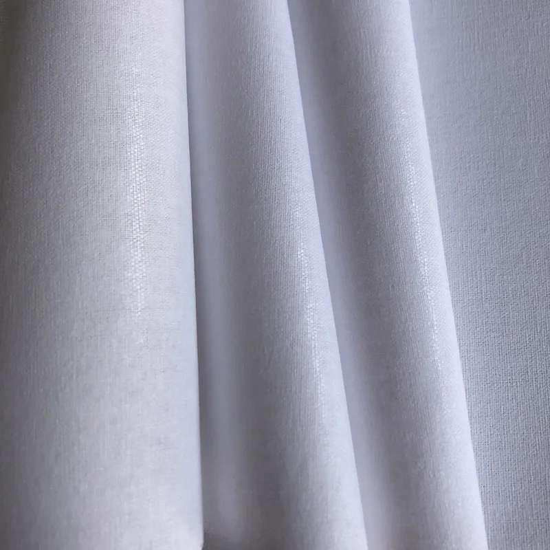 High Quality Shirt collar fusing lining 100% Polyester Material shirt cuff fusible woven fabric-interlining