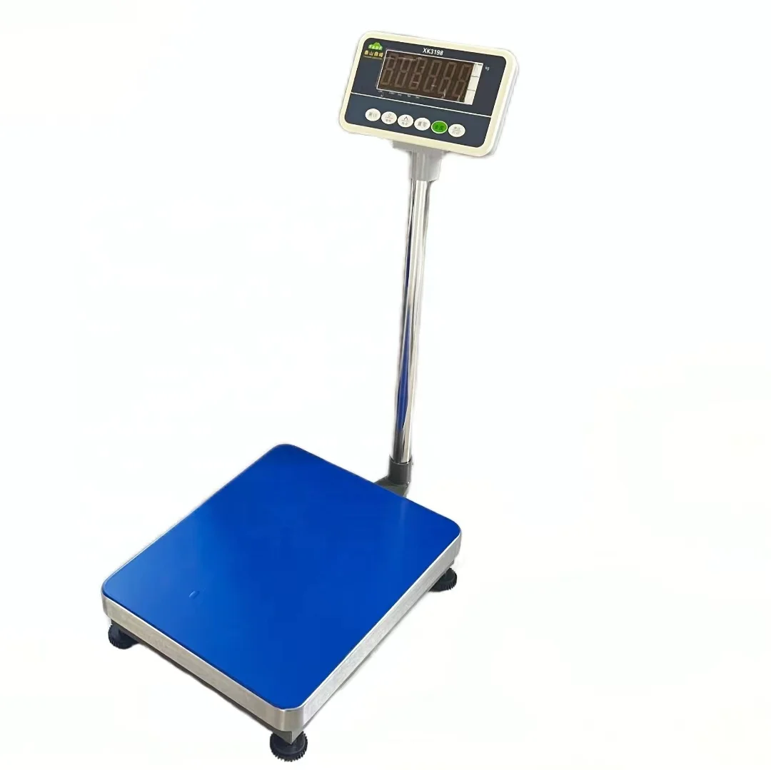 The carbon steel tcs electronic platform scale features Highly accurate led display meters