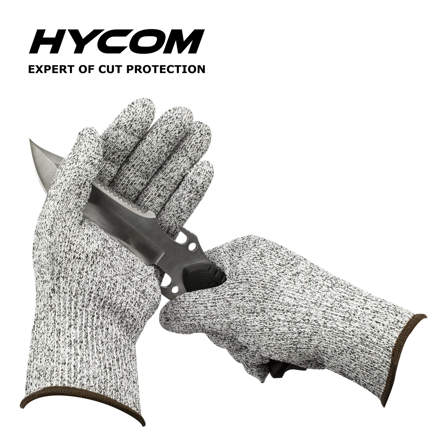 Hycom H5K Reliable Cutting Gloves Food Grade for Kitchen Mandoline Slicing, Meat Cutting, Oyster Shucking