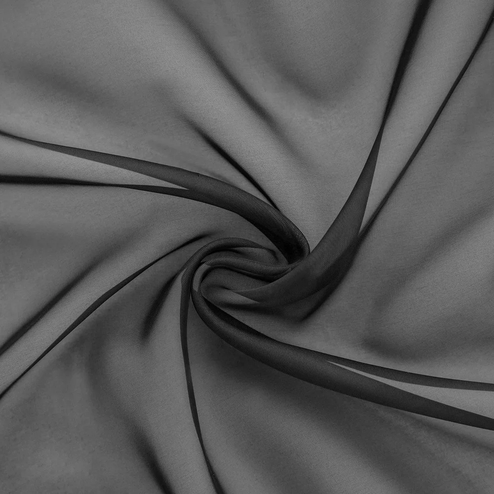 Ready Made Terylene Voile Sheer Curtain Decoration Curtain Transparent Bedroom Living Room Balcony Wedding Party Cheap Polyester