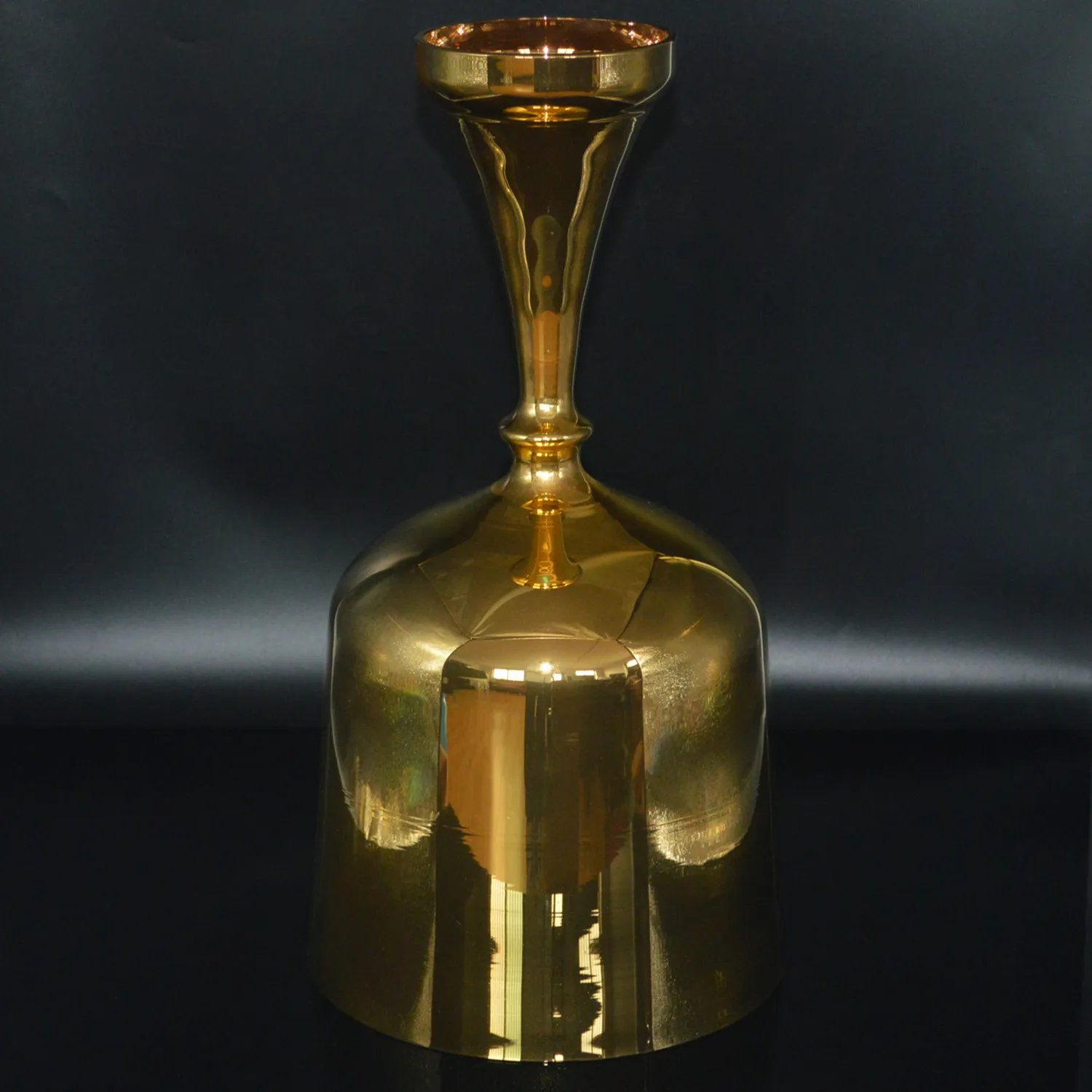  24K Gold Crystal ручка пение Грааль ручной кварцевые Кристальные поющие