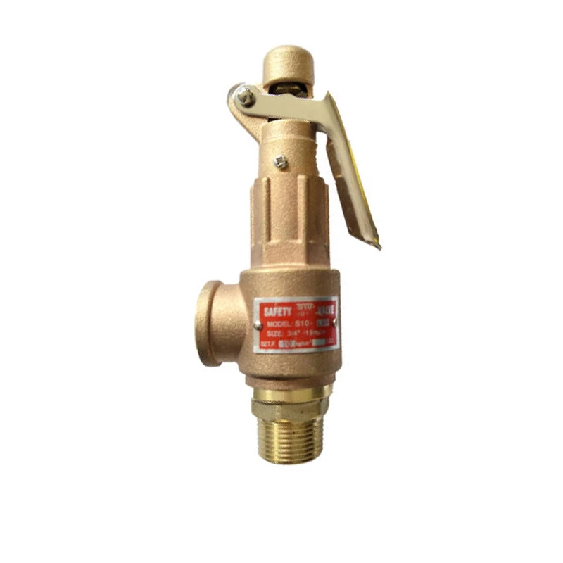 Green valves spring full lift thread connection brass forging control high pressure reduce relief safety valve for boiler steam