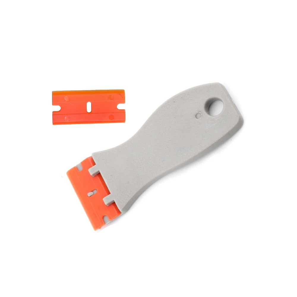 Двусторонний пластиковый скребок для лезвия бритвы нож соскабливания этикеток и наклейки из стекла лобовых стекол