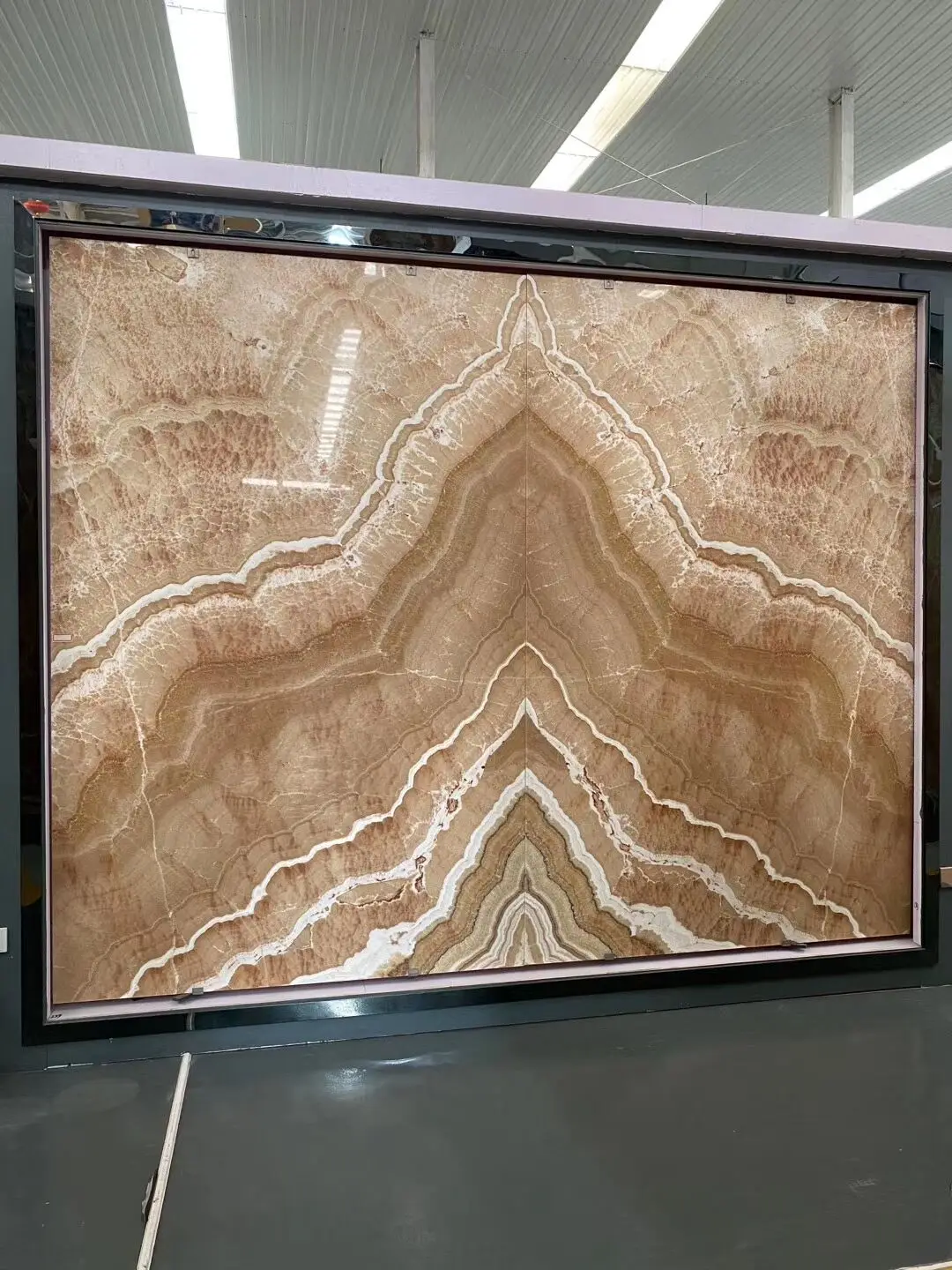 Peacock brown onix marble