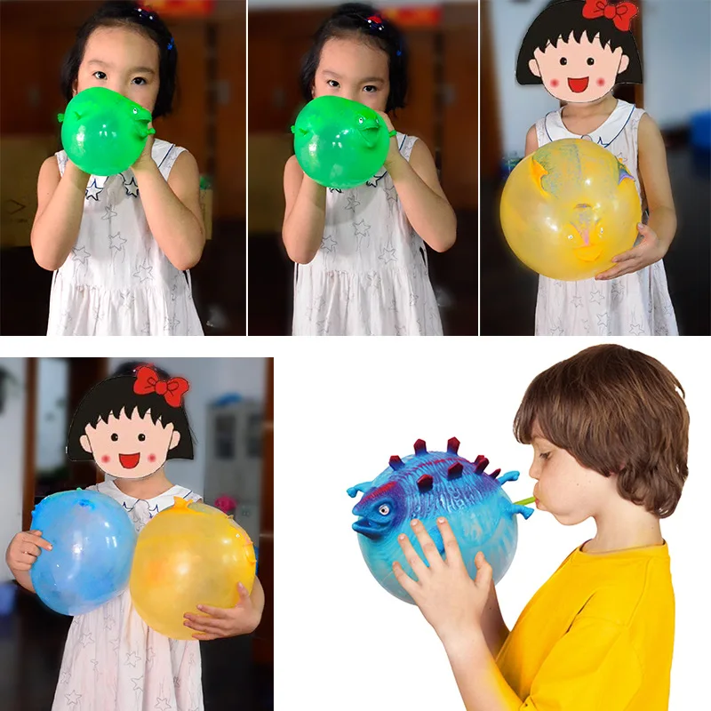 The manufacturer sells the new strange TPR inflatable dinosaur ball directly kids toys 2023
