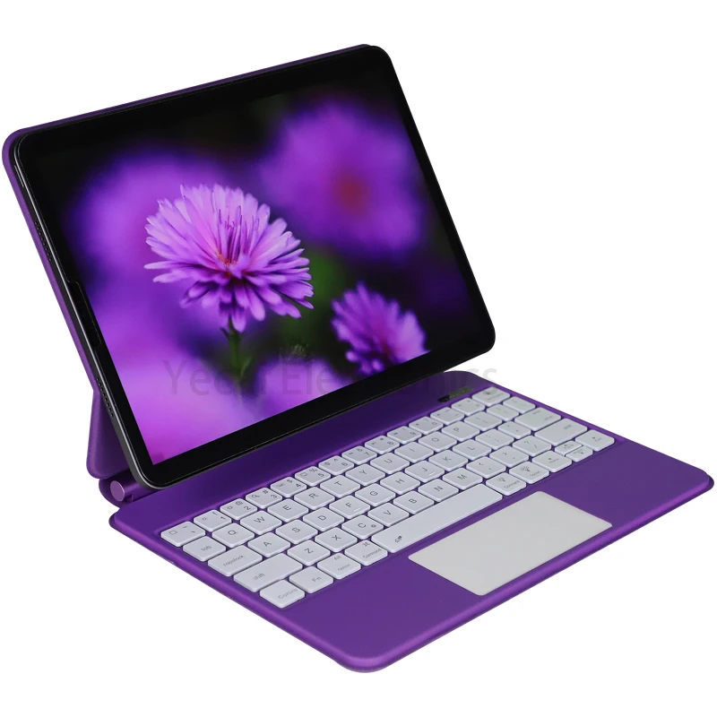 2022 Magic-style Keyboard Case for Ipad Pro 12.9, Backlit Magic Keyboard Tablet Multifunctional Wireless RF USB Type C Nootebook