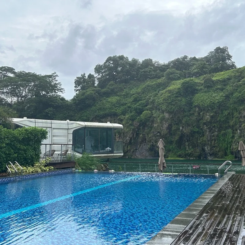 Space Capsule Ready Made Smart Camping Mobile Homes Superior Bachelor Apartment House With Voice Control Smart House Mobile Home