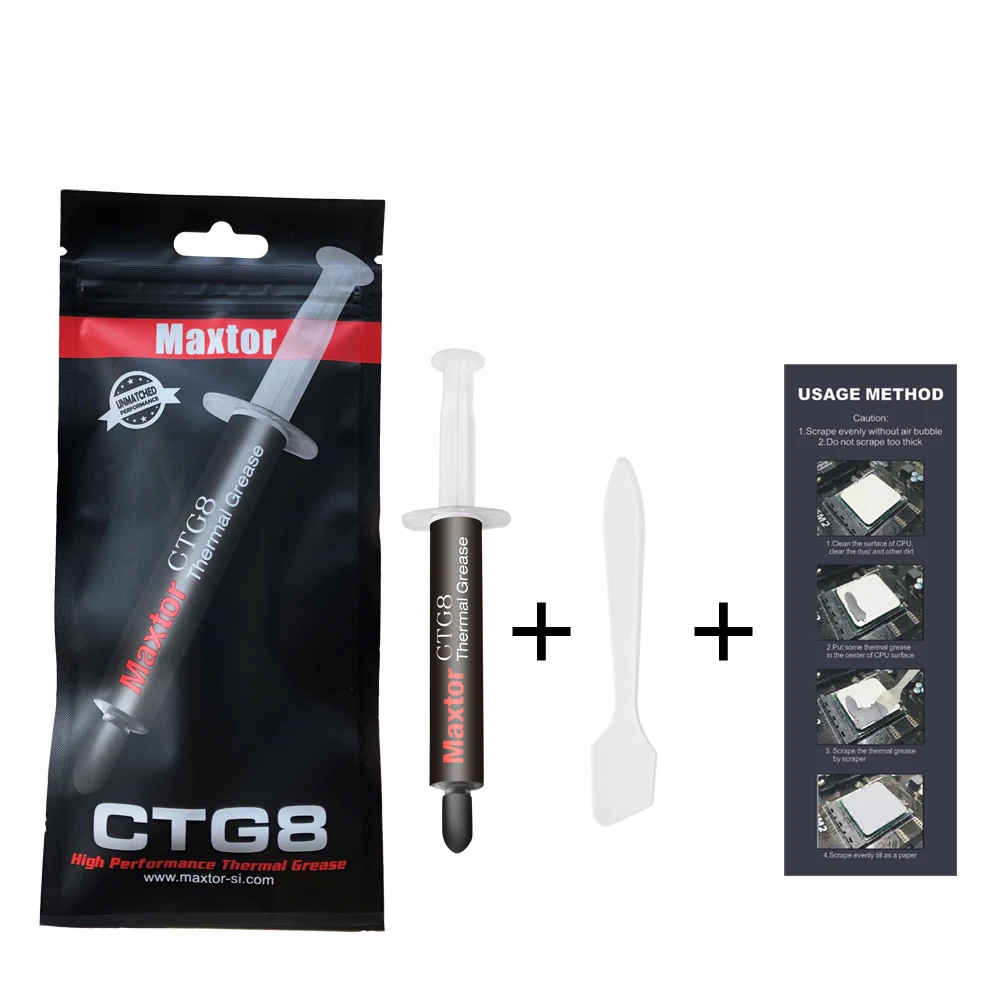 Термопаста Maxtor CTG8D для ноутбука игрового настольного процессора кулера графического термоохладитель