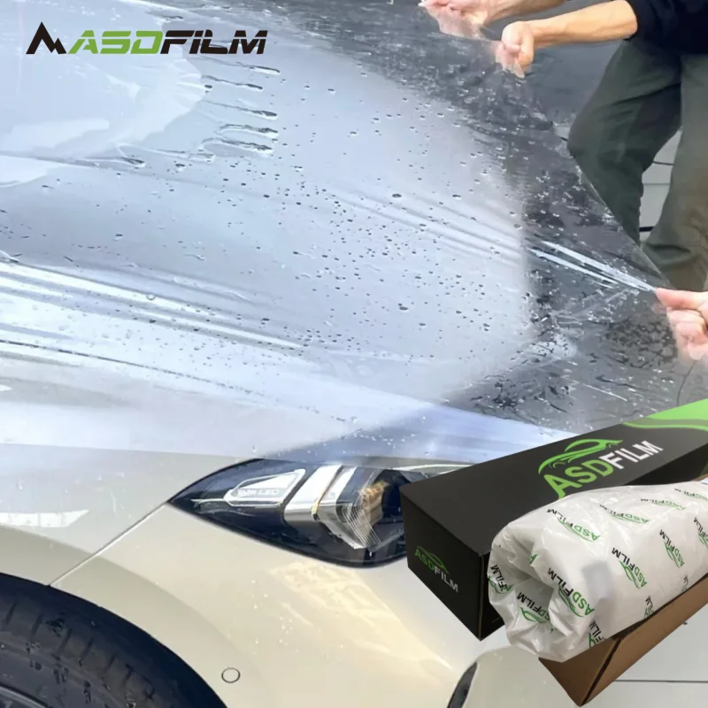Aishide Hot Selling 6.5mil Auto Invisible Film -Scratches 1.52*15m Transparent Film Clear Glossy TPH PPF Paint Protection Film