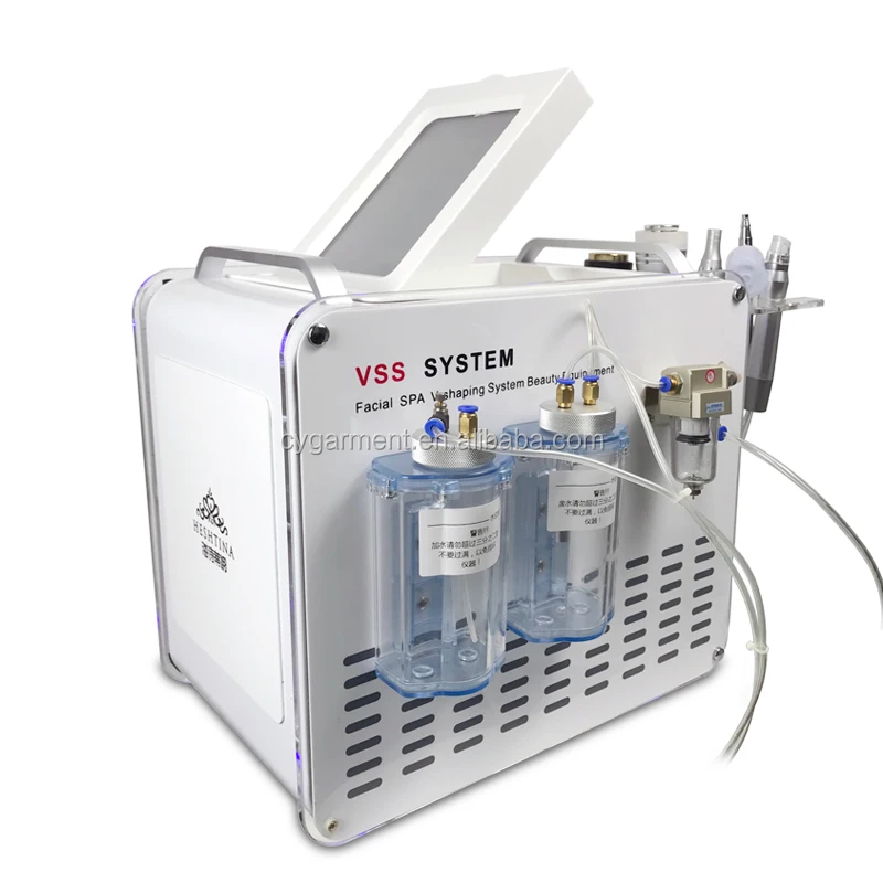 Water peel microdermabrasion hydro dermabrasion facial rf machine