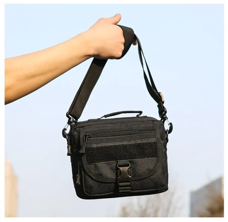 Waterproof Tactical small hand bag Sling Shoulder messenger bag Multi-use Molle High Capacity Waist Bag