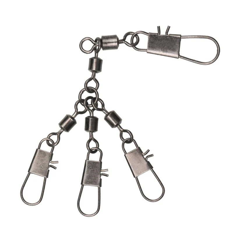 High Quality 4-Way Rolling Swivel With American B Snap Material 3.5g Tackle Fishing Accessories